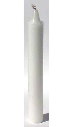 (image for) White 6" taper