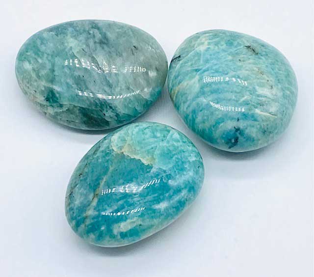 (image for) 1 lb Amazonite pebbles - Click Image to Close