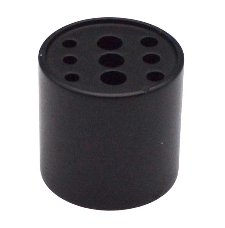 (image for) 3/4" Black brass holder 9 holes