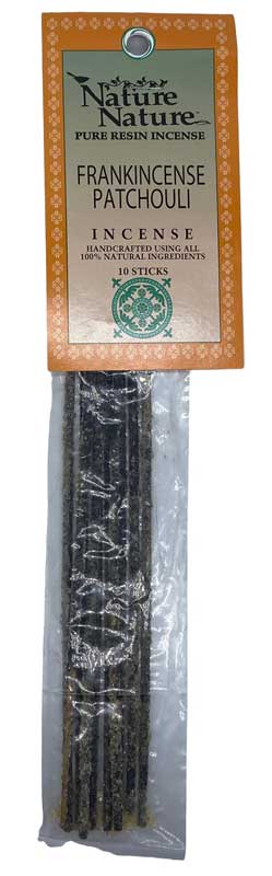 (image for) Frankincense & Patchouli stick 10 pack nature nature - Click Image to Close