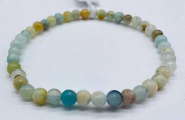 (image for) 4mm Amazonite bracelet