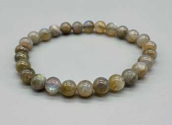 (image for) 6mm Blue Labradorite bracelet