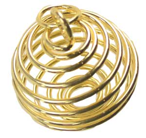 (set of 24) 1" Gold Plated coil (image for) (set of 24) 1" Gold Plated coil