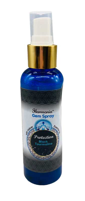 (image for) 150ml Protection/ Bk Tourmaline/ Vetiver gem spray - Click Image to Close